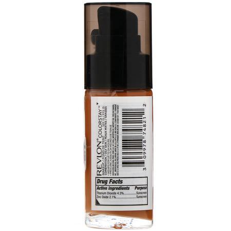 Revlon, Colorstay, Makeup, Combination/Oily, 355 Almond, 1 fl oz (30 ml):Foundation, وجه