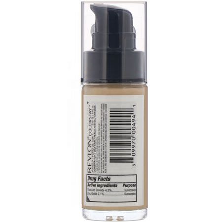 Revlon, Colorstay Makeup, Combination/Oily, SPF 15, 290 Natural Ochre, 1 fl oz (30 ml):Foundation, وجه