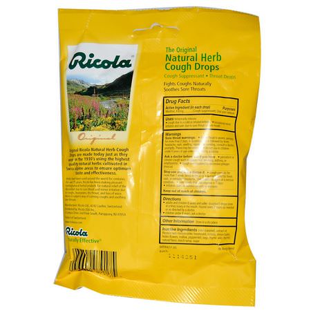 Ricola, The Original Natural Herb Cough Drops, 21 Drops:الأنفل,نزا ,السعال