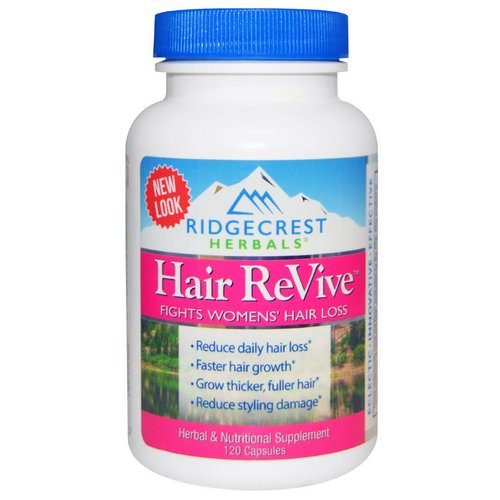 RidgeCrest Herbals, Hair ReVive, 120 Capsules فوائد