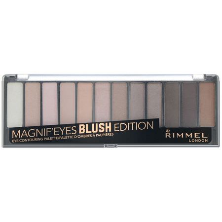 Rimmel London, Magnif'Eyes Eye Contouring Palette, 002 Blush Edition, 0.499 oz (14.16 g):ميك أب ميك أب, ظل المكياج