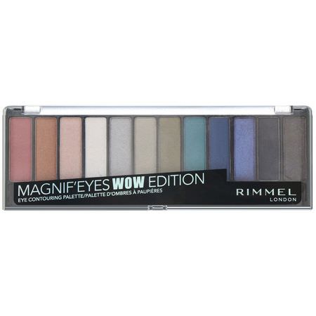 Rimmel London, Magnif'Eyes Eye Contouring Palette, 006 Wow Edition, 0.499 oz (14.16 g):ميك أب ميك أب, ظل المكياج