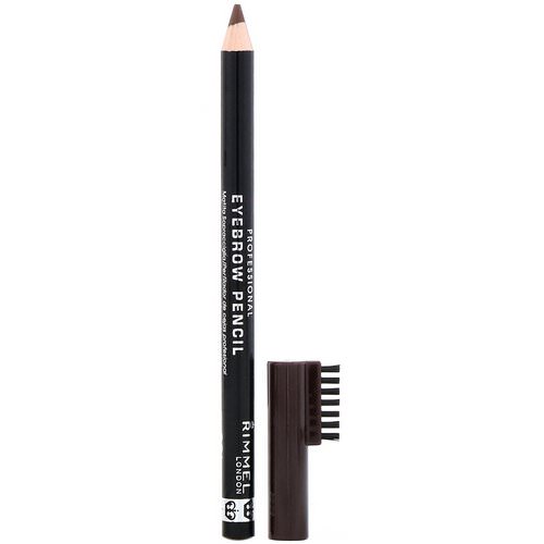 Rimmel London, Professional Eyebrow Pencil, 001 Dark Brown, .05 oz (1.4 g) فوائد