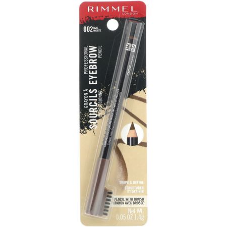 Rimmel London, Professional Eyebrow Pencil, 002 Hazel, .05 oz (1.4 g):حاجب العين, عيون