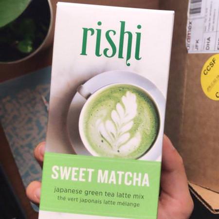 Rishi Tea, Japanese Green Tea Latte Mix, Sweet Matcha, 4.4 oz (125 g)