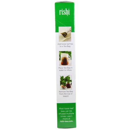 Rishi Tea, Loose Leaf Tea Bags, 100 Tea Bags:قه,ة ,شاي