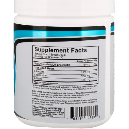 RSP Nutrition, BCAA 5000, Orange Mango, 5,000 mg, 7.94 oz (225 g):BCAA,الأحماض الأمينية