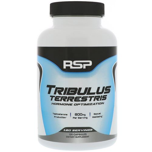 RSP Nutrition, Tribulus Terrestris, Hormone Optimization, 120 Capsules فوائد