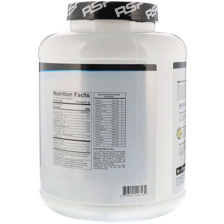 RSP Nutrition, Whey Protein Powder, Chocolate, 4.6 lbs (2.09 kg):البر,تين, التغذية الرياضية