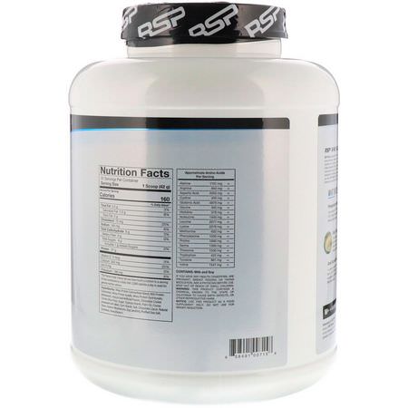 RSP Nutrition, Whey Protein Powder, Cookies and Cream, 4.7 lbs (2.14 kg):البر,تين, التغذية الرياضية