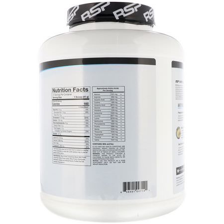 RSP Nutrition, Whey Protein Powder, Vanilla, 4.6 lbs (2.09 kg):البر,تين, التغذية الرياضية
