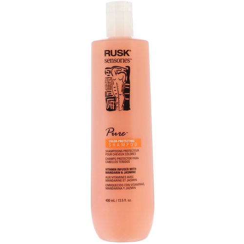 Rusk, Sensories, Color-Protecting Shampoo, Pure, 13.5 fl oz (400 ml) فوائد