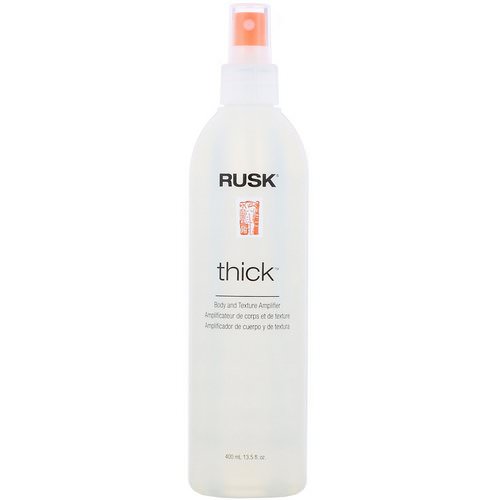 Rusk, Thick, Body And Texture Amplifier, 13.5 fl oz (400 ml) فوائد
