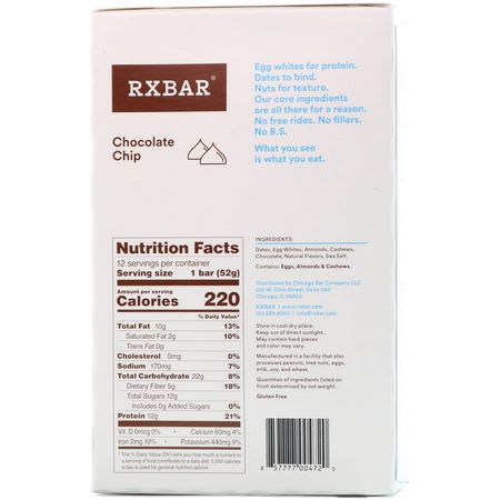 RXBAR Nutritional Bars - الحانات الغذائية