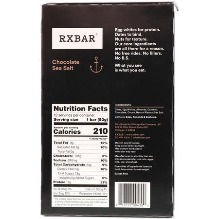 RXBAR Nutritional Bars - الحانات الغذائية