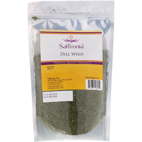 Saffronia, Dill Weed, 6 oz فوائد