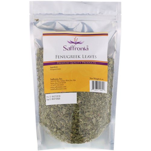 Saffronia, Fenugreek Leaves, 6 oz فوائد