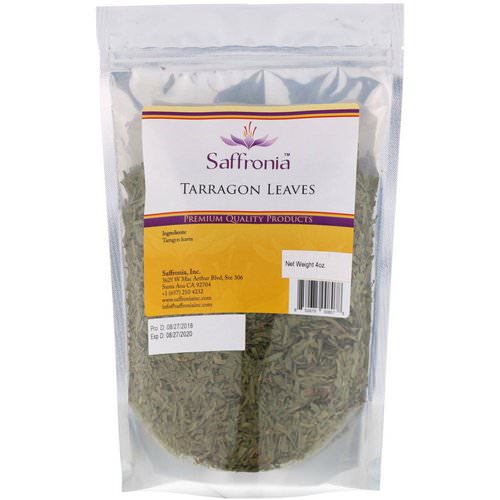 Saffronia, Tarragon Leaves, 4 oz فوائد