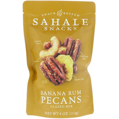 Sahale Snacks, Glazed Mix, Banana Rum Pecans, 4 oz (113 g) فوائد