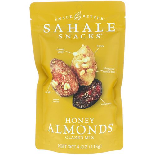 Sahale Snacks, Glazed Mix, Honey Almonds, 4 oz (113 g) فوائد