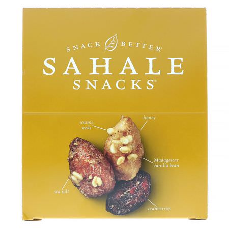 Sahale Snacks, Glazed Mix, Honey Almonds, 9 Packs, 1.5 oz (42.5 g) Each:Trail Mix, مكسرات مختلطة