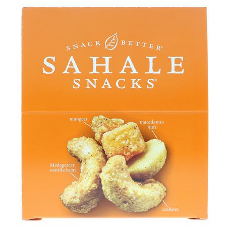 Sahale Snacks, Glazed Mix, Tangerine Vanilla Cashew-Macadamia, 9 Packs, 1.5 oz (42.5 g) Each:Trail Mix, مكسرات مختلطة