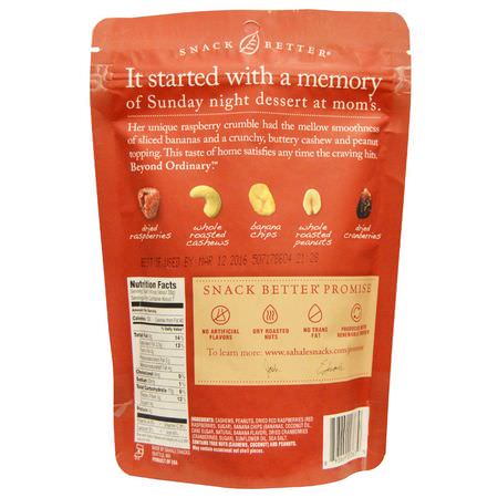 Sahale Snacks, Raspberry Crumble Cashew Mix, 8 oz (226 g):Trail Mix, مكسرات مختلطة