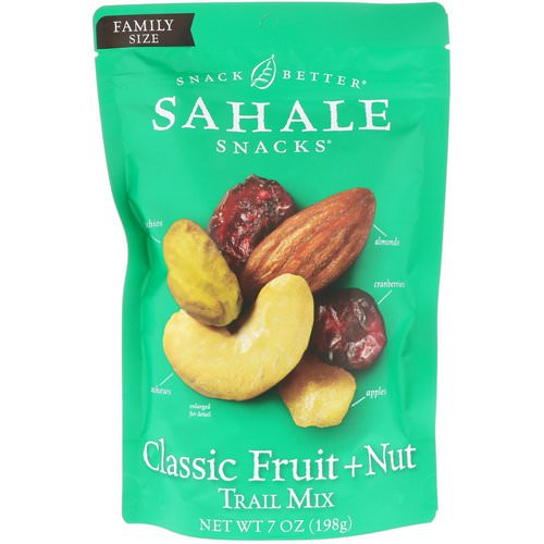 Sahale Snacks, Trail Mix, Classic Fruit + Nut, 7 oz (198 g) فوائد
