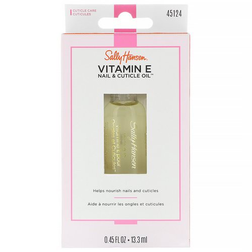 Sally Hansen, Vitamin E Nail & Cuticle Oil, 0.45 fl oz (13.3 ml) فوائد