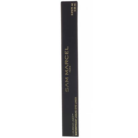Sam Marcel, Luxurious Liner, Black, 0.018 fl oz (0.55 ml):كحل, عيون
