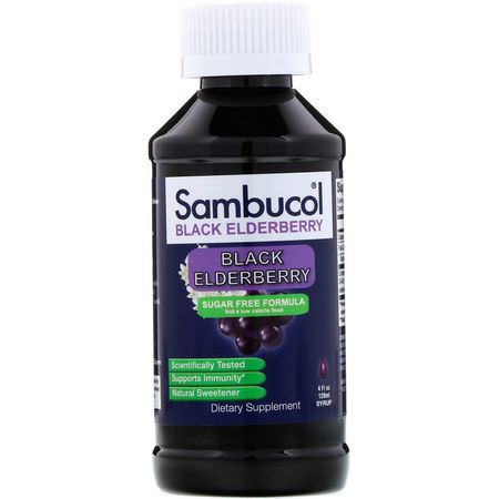 Sambucol Elderberry Sambucus Cold Cough Flu - أنفلونزا, سعال, بارد, ملاحق