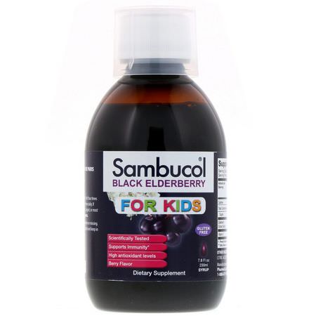 Sambucol Children's Cold Flu Cough Cold Cough Flu - البرد, المكملات الغذائية, السعال, الإنفل,نزا