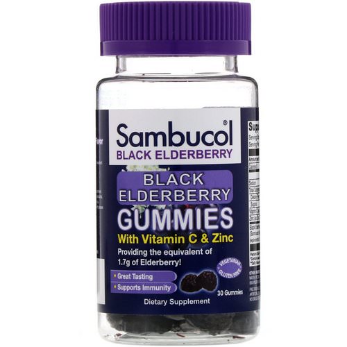 Sambucol, Sambucol, Black Elderberry, 30 Gummies فوائد