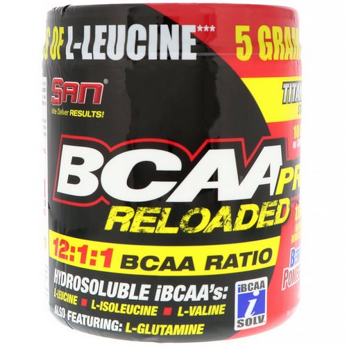 SAN Nutrition, BCAA-Pro Reloaded, Berry Pomegranate, 4 oz (114.7 g) فوائد