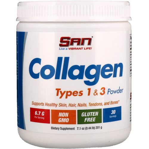 SAN Nutrition, Collagen, Types 1 & 3 Powder, 7.1 oz (201 g) فوائد