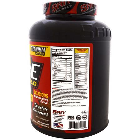 SAN Nutrition, Metaforce 5.0, Chocolate Rocky Road, 5.06 lb (2297 g):بر,تين مصل اللبن, التغذية الرياضية