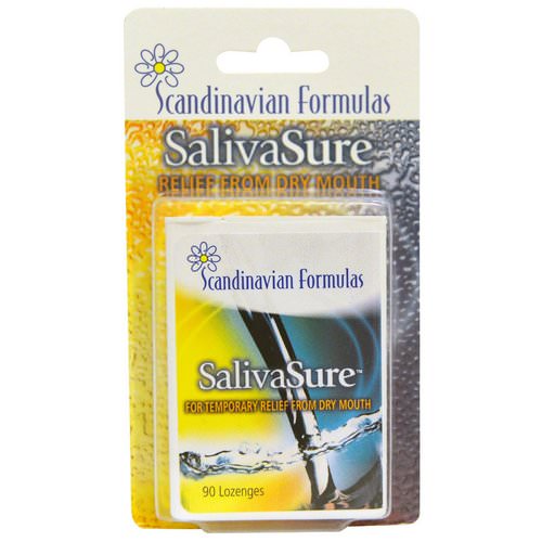 Scandinavian Formulas, SalivaSure, 90 Lozenges فوائد