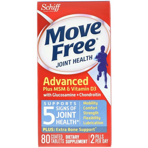 Schiff, Move Free, Joint Health, 80 Coated Tablets فوائد
