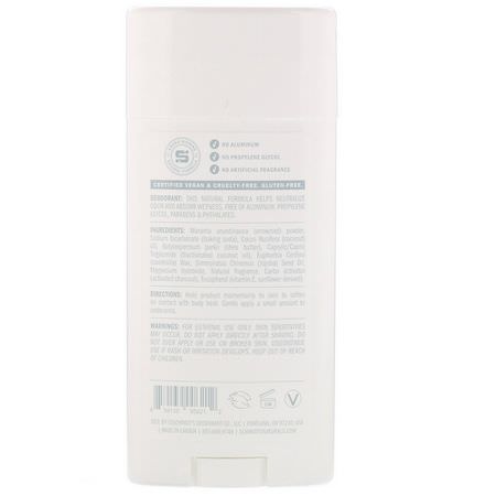Schmidt's Naturals, Natural Deodorant, Charcoal + Magnesium, 3.25 oz (92 g):مزيل عرق, حمام