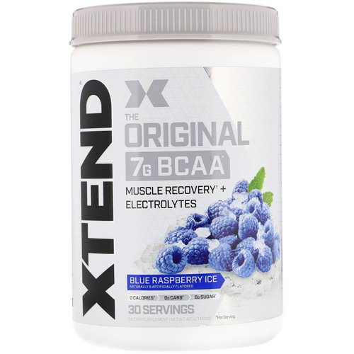 Scivation, Xtend, The Original 7G BCAA, Blue Raspberry Ice, 14.8 oz (420 g) فوائد