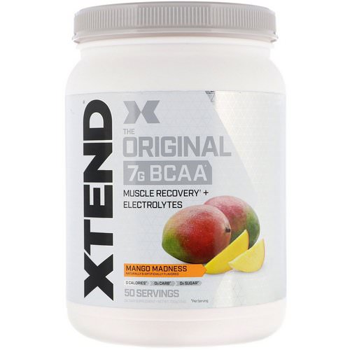 Scivation, Xtend, The Original 7g BCAA, Mango Madness, 1.5 lb (700 g) فوائد