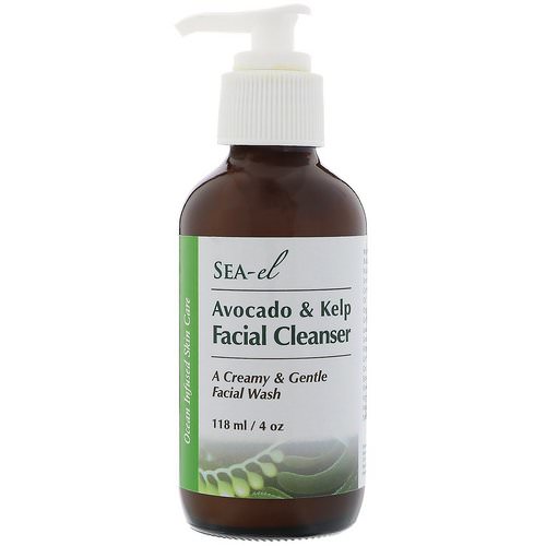 Sea el, Avocado & Kelp Facial Cleanser, 4 oz (118 ml) فوائد