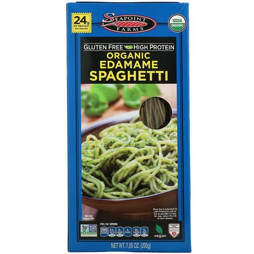 Seapoint Farms, Organic Edamame Spaghetti, 7.05 oz (200 g) فوائد
