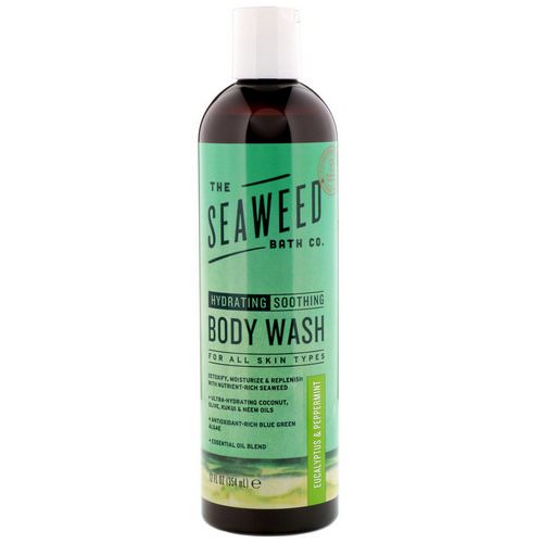 The Seaweed Bath Co, Hydrating Body Wash, For All Skin Types, Eucalyptus & Peppermint, 12 fl oz (354 ml) فوائد