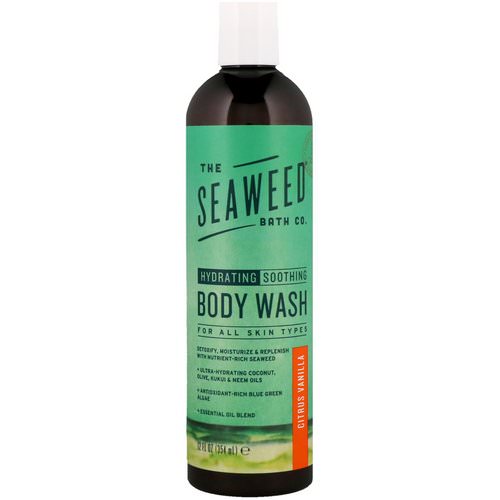The Seaweed Bath Co, Hydrating Soothing Body Wash, Citrus Vanilla, 12 fl oz (354 ml) فوائد