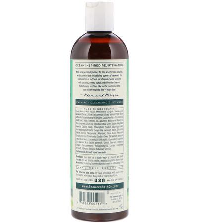 The Seaweed Bath Co, Hydrating Soothing Body Wash, Lavender, 12 fl oz (354 ml):جل الاستحمام, غس,ل الجسم