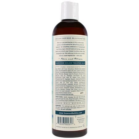 The Seaweed Bath Co, Natural Smoothing Argan Shampoo, Citrus Vanilla, 12 fl oz (360 ml):شامب, العناية بالشعر