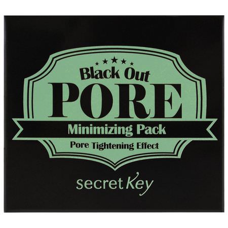 Secret Key, Black Out Pore Minimizing Pack, 3.52 (100 g):أقنعة العيب, حب الشباب
