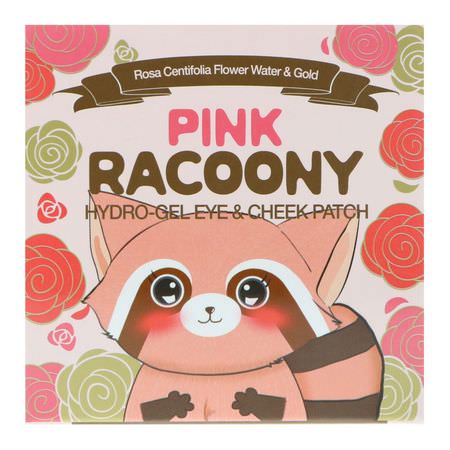 Secret Key, Pink Racoony Hydro Gel Eye & Cheek Patch, 60 Patches:أقنعة ال,جه K-جمال, التقشير