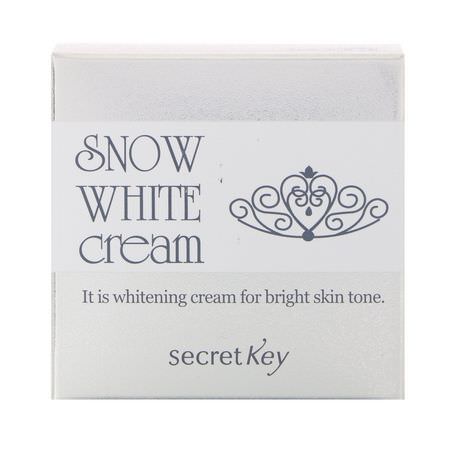 Secret Key, Snow White Cream, Whitening Cream, 50 g:الأمصال, علاجات K-جمال